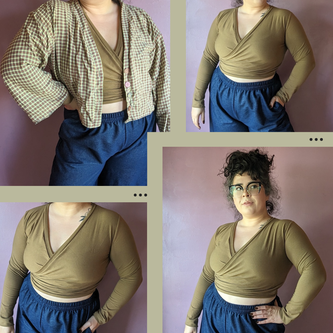 Faux Wrap Top
