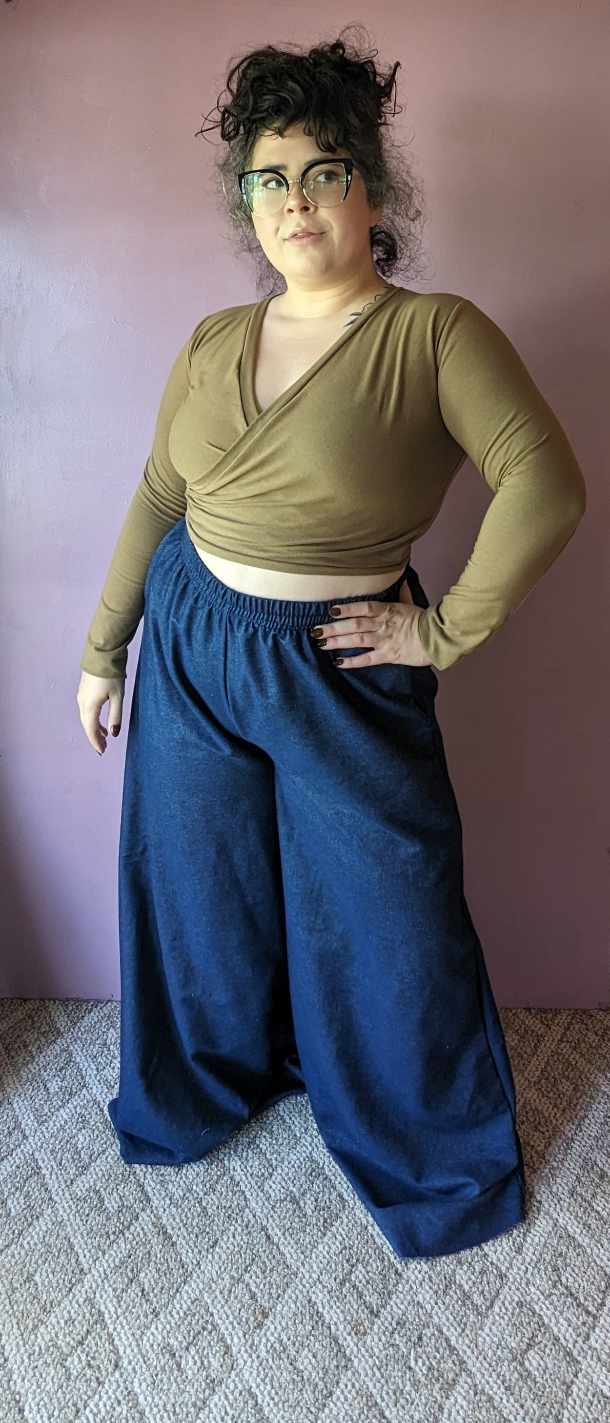 Faux Wrap Top