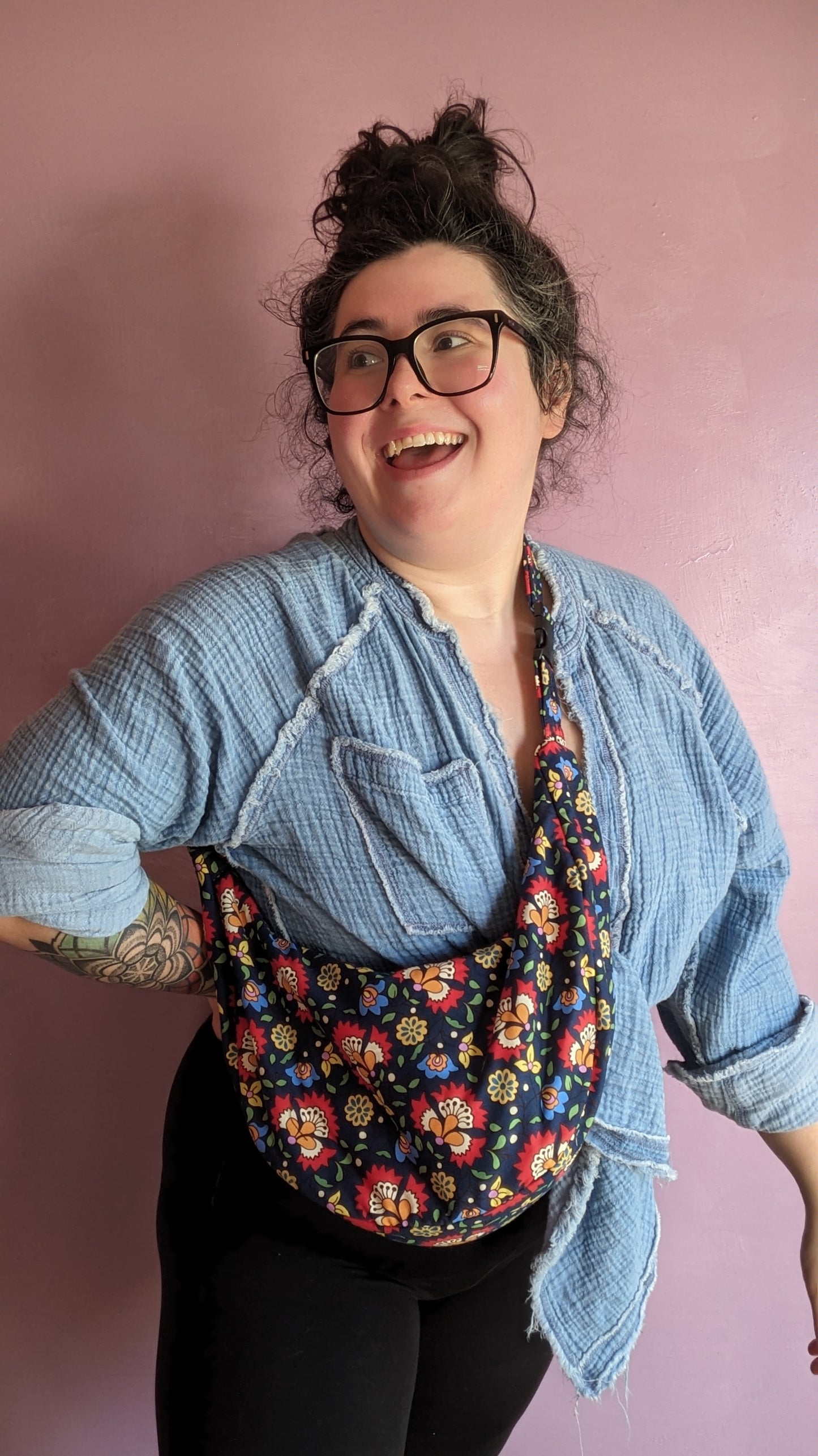 Retro Crescent Bag