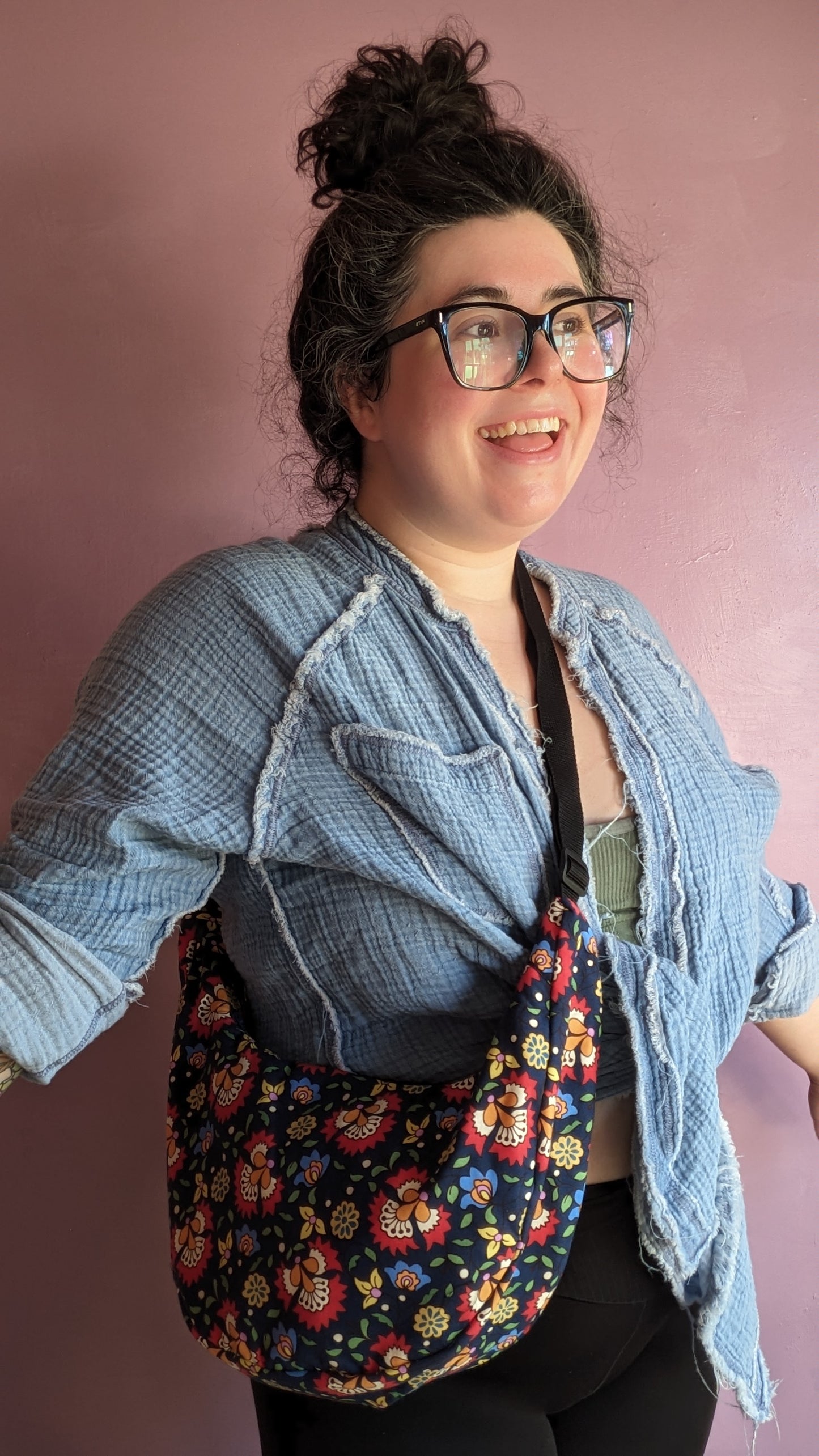 Retro Crescent Bag