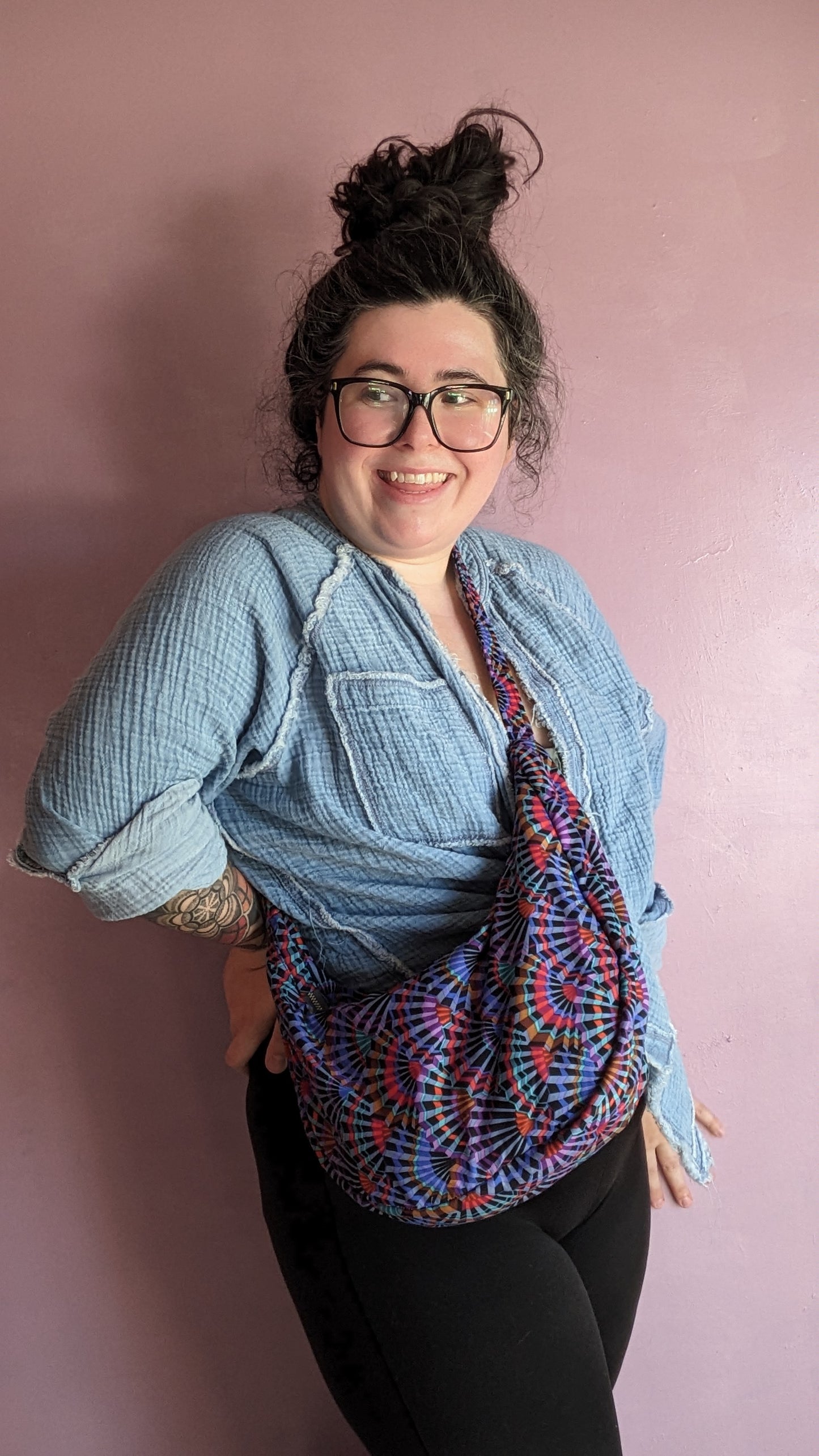 Fan Crescent Bag