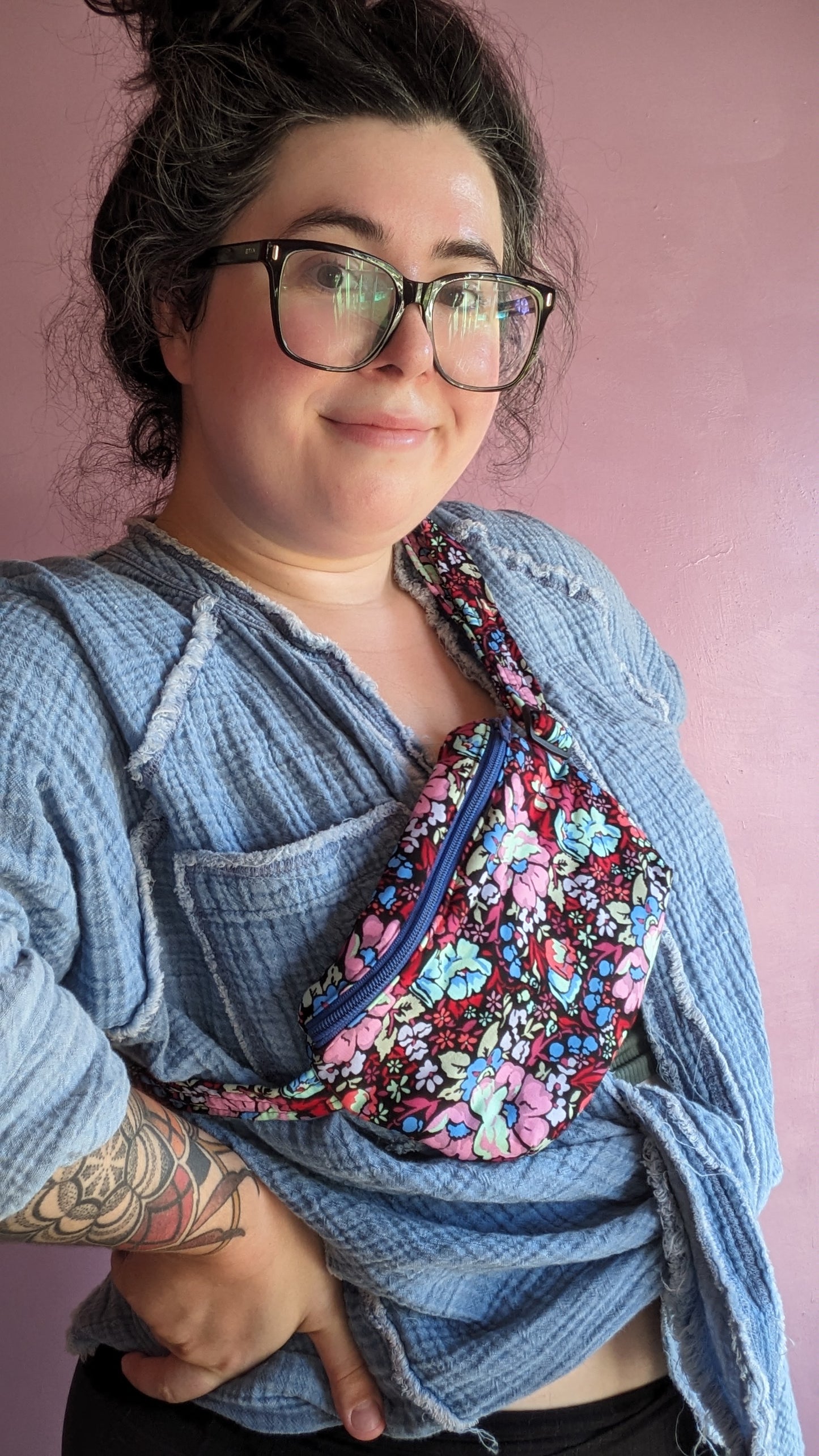 Midnight Meadows Belt Bag