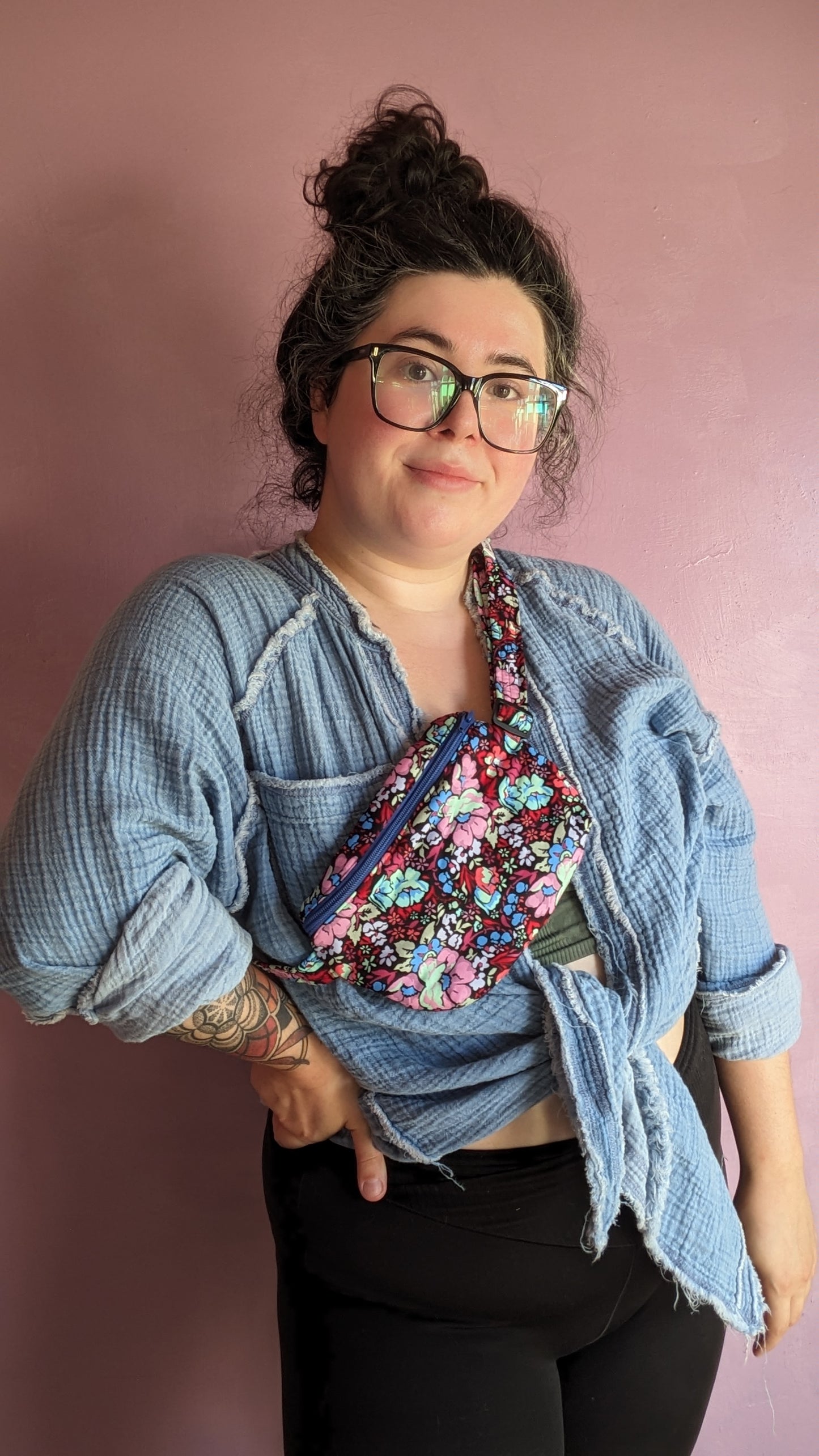 Midnight Meadows Belt Bag