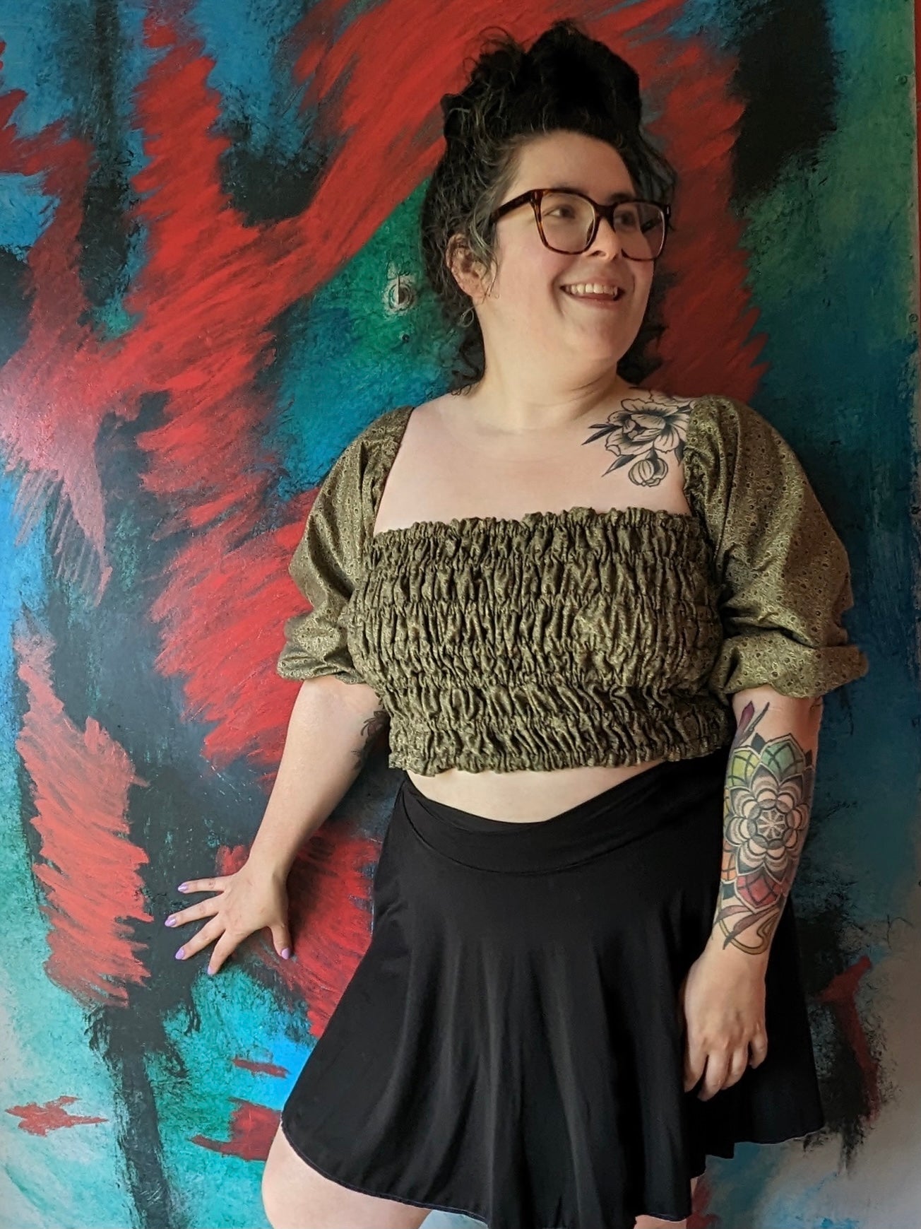 Shirred Top