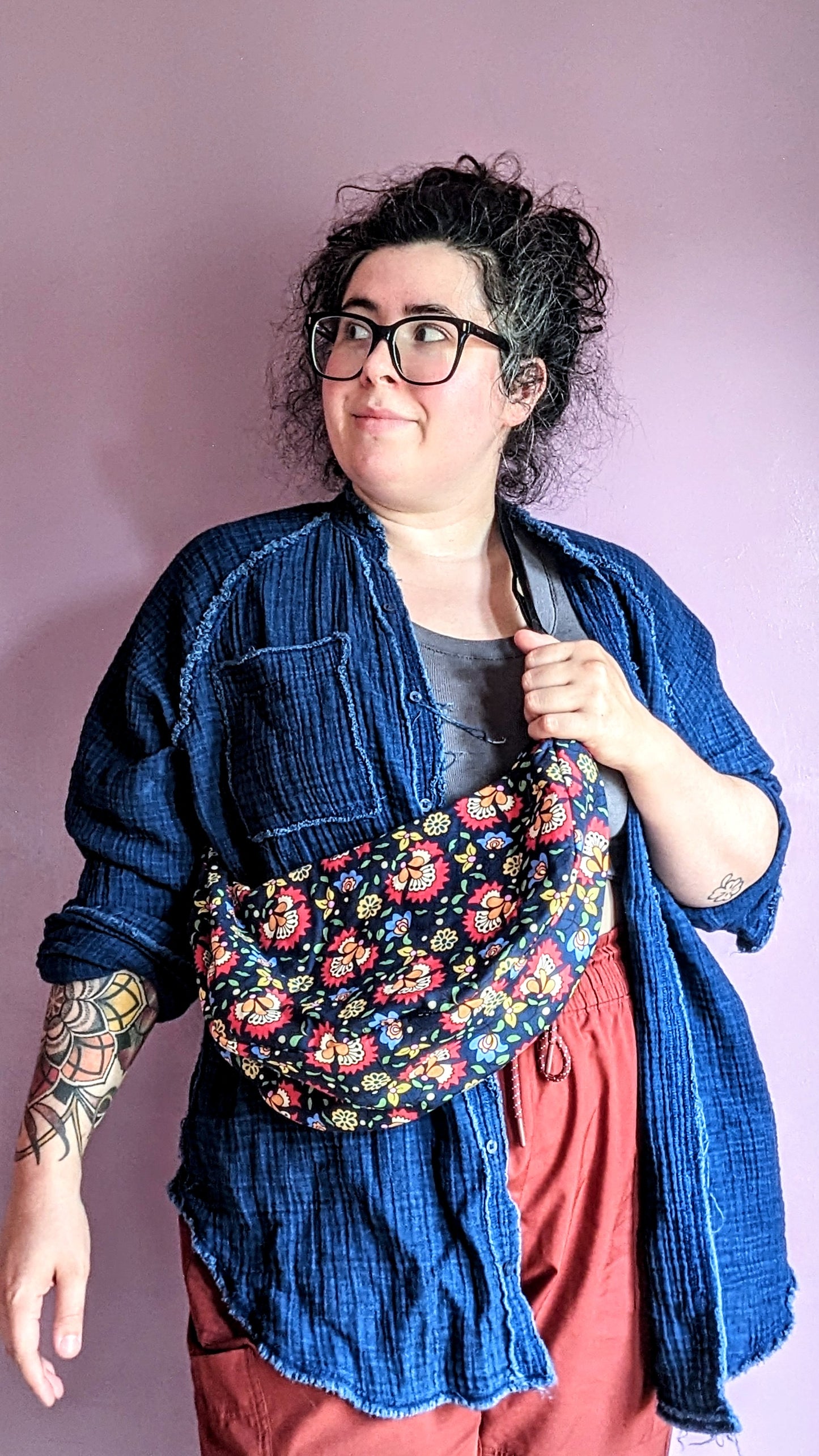 Retro Crescent Bag
