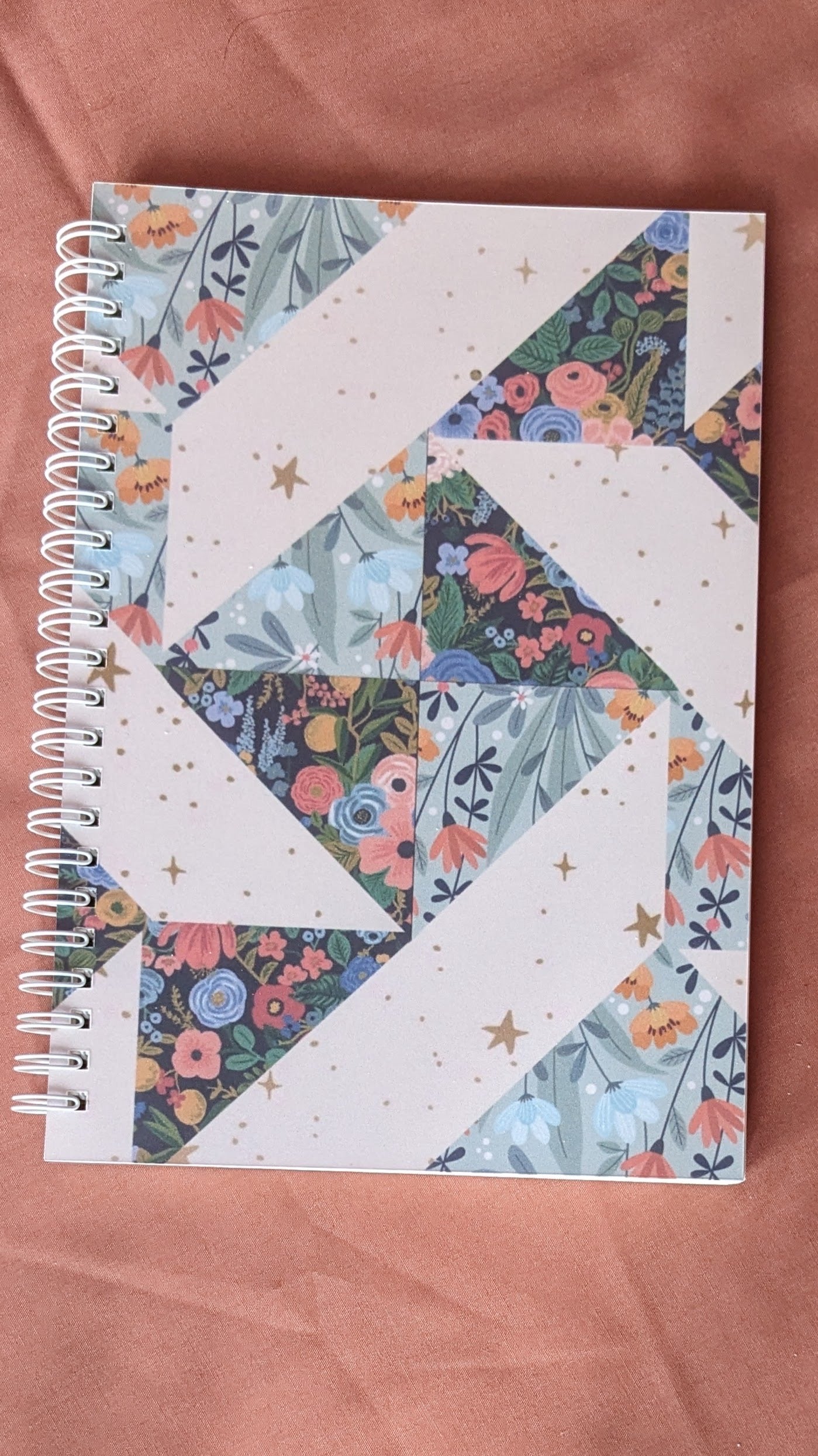 Flower Quilt Notebook