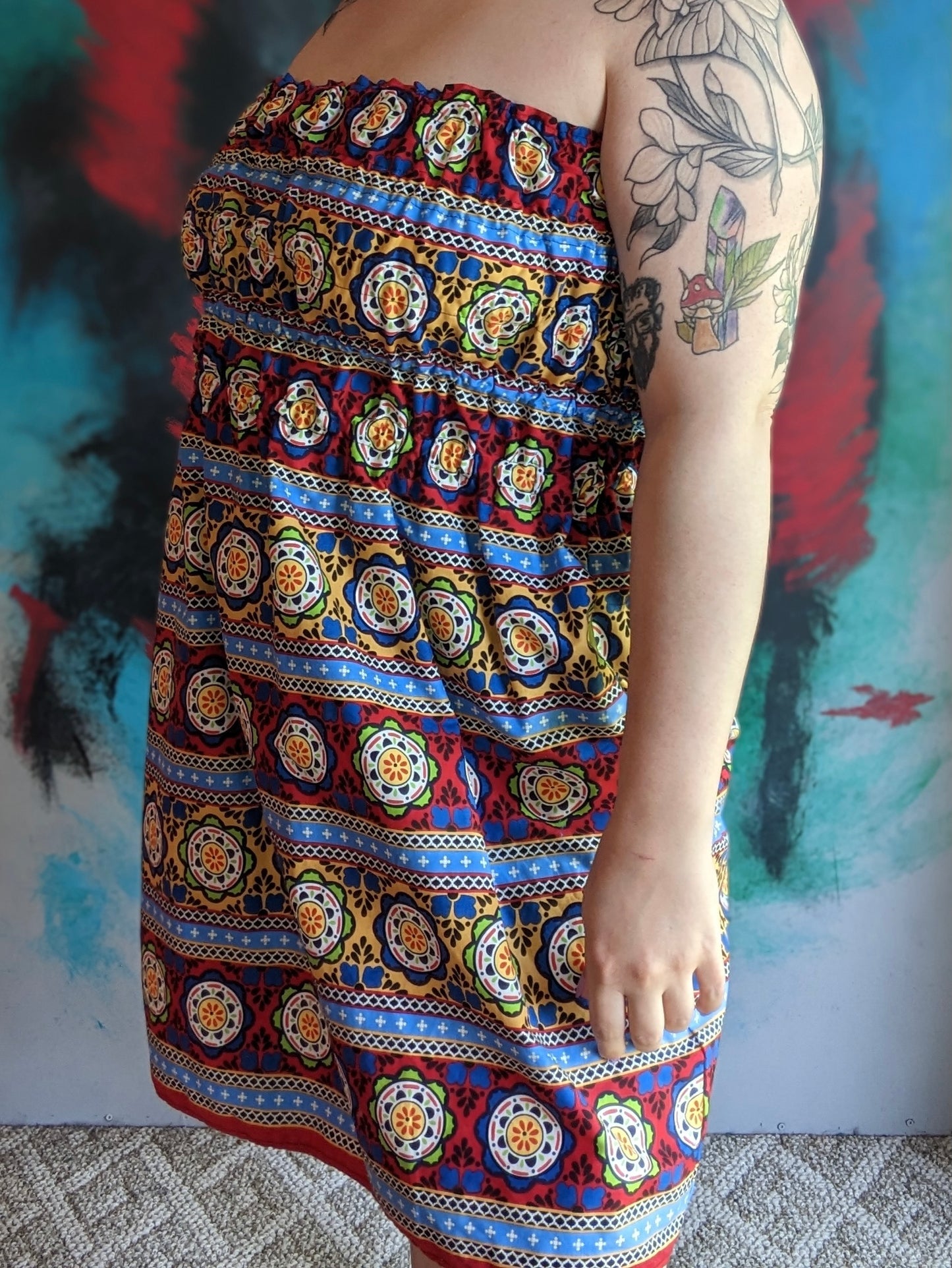 Shirred Dress