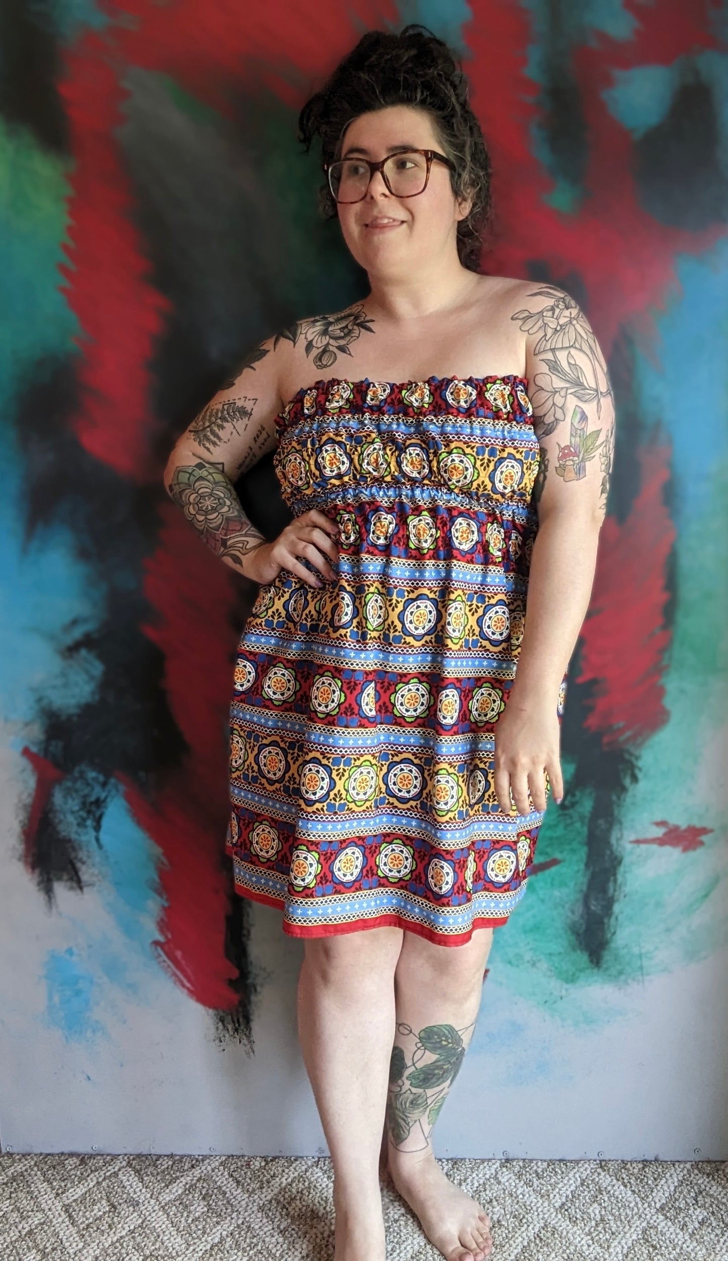 Shirred Dress
