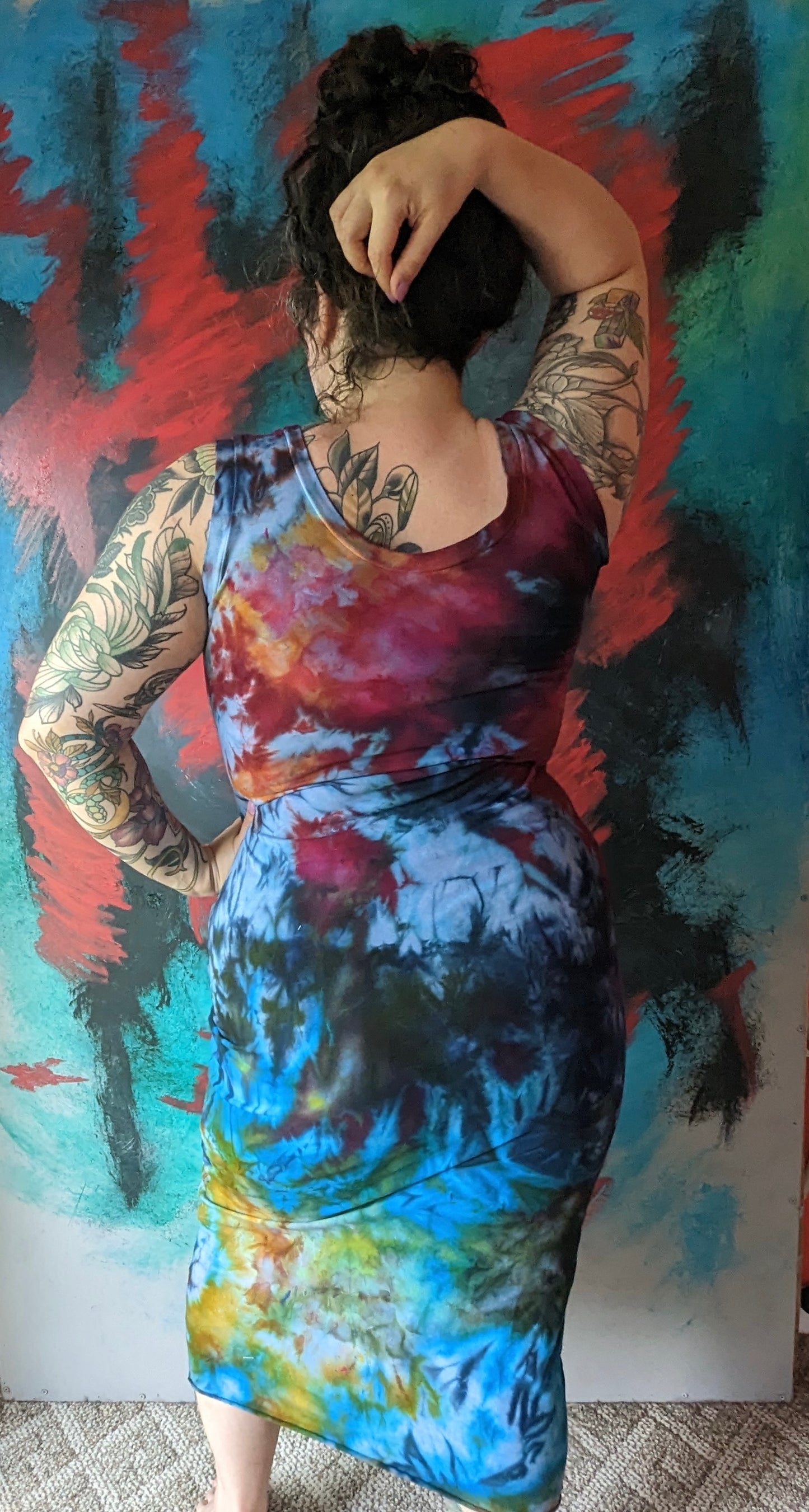 Cotton Bodycon Maxi Dress