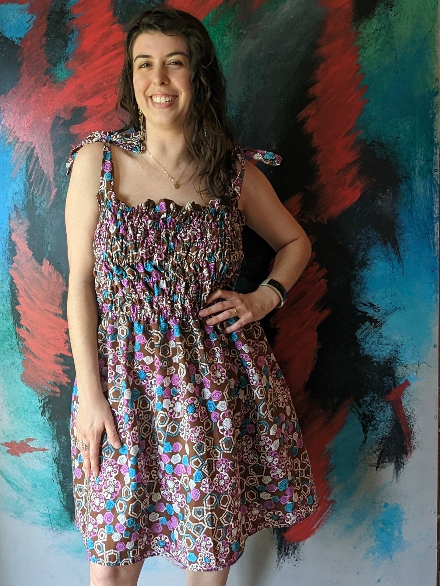 Shirred Dress
