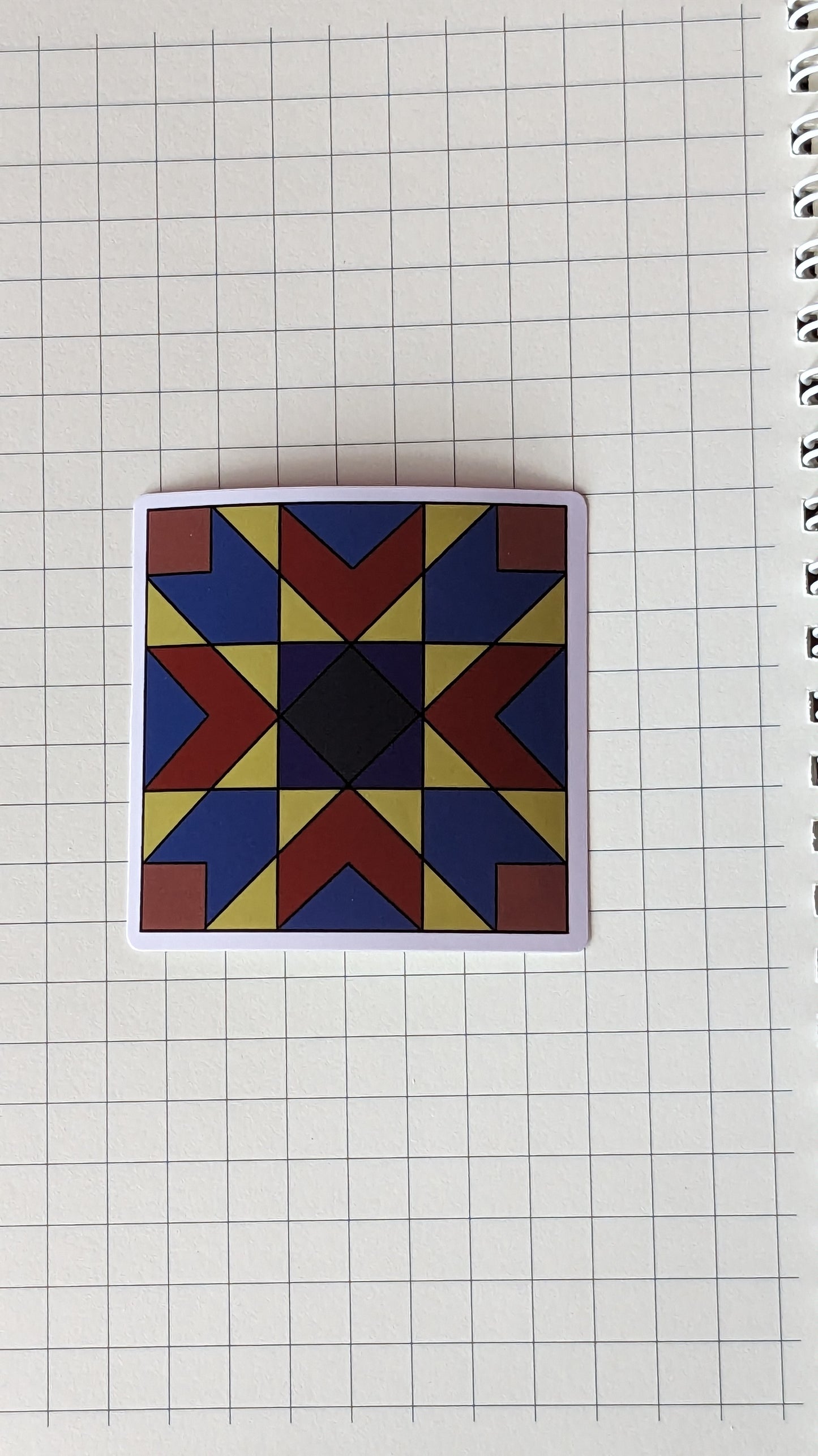 Barn Quilt Sticker