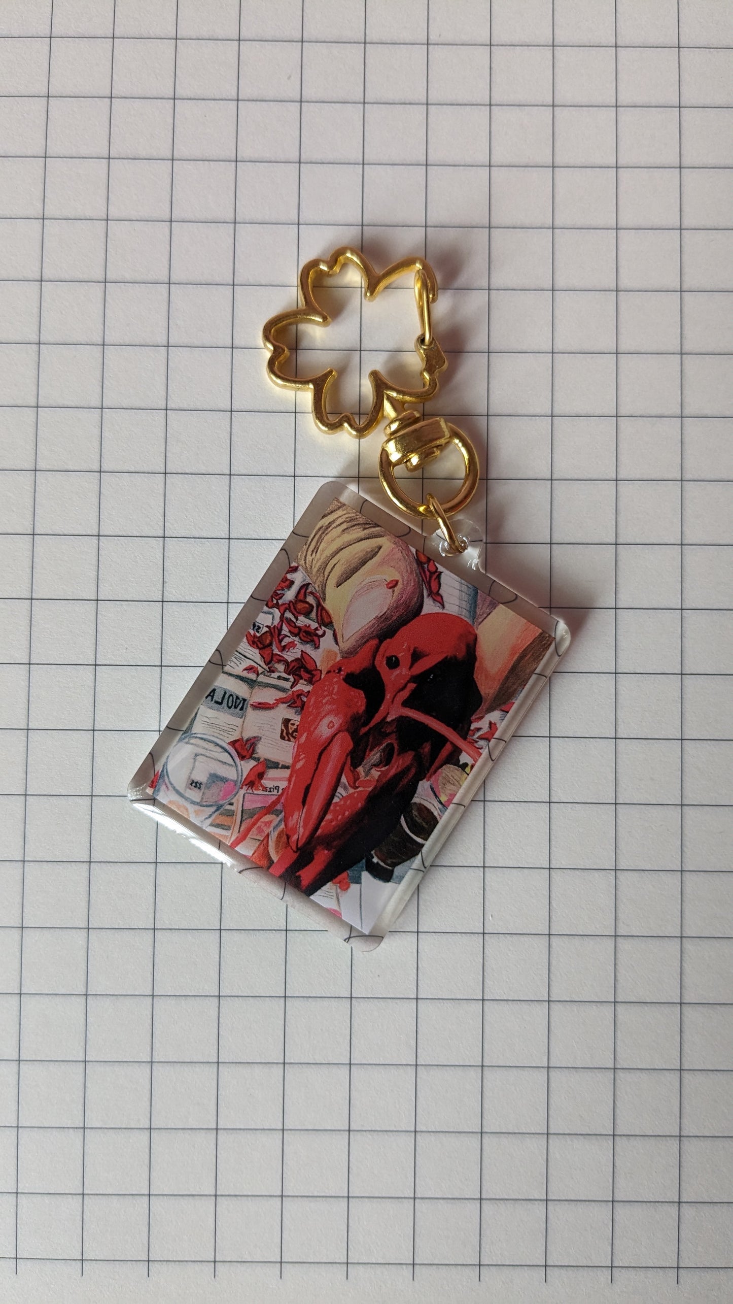 Crawfish Acrylic Keychain