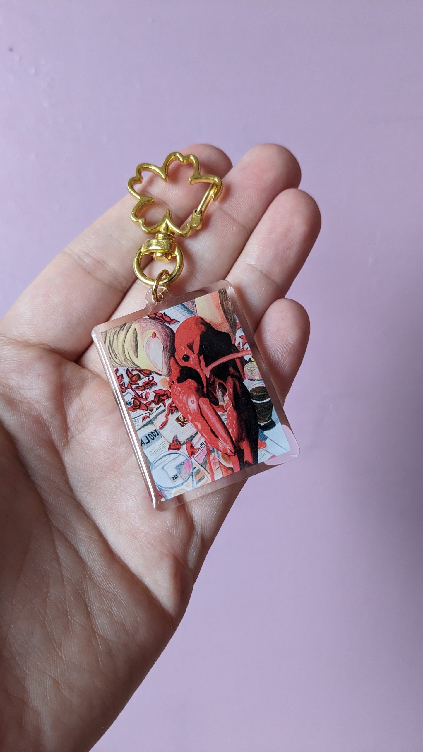 Crawfish Acrylic Keychain