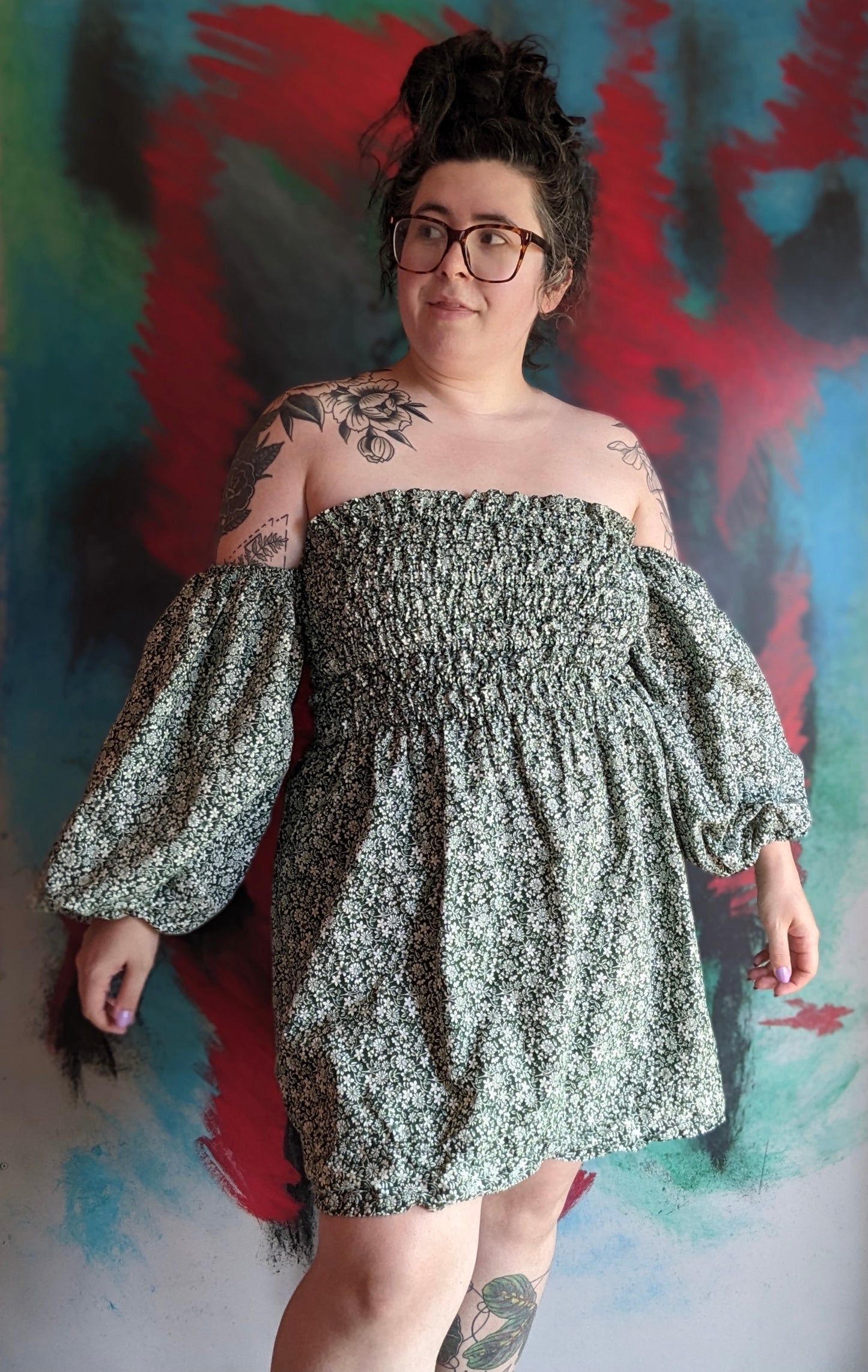 Shirred Dress