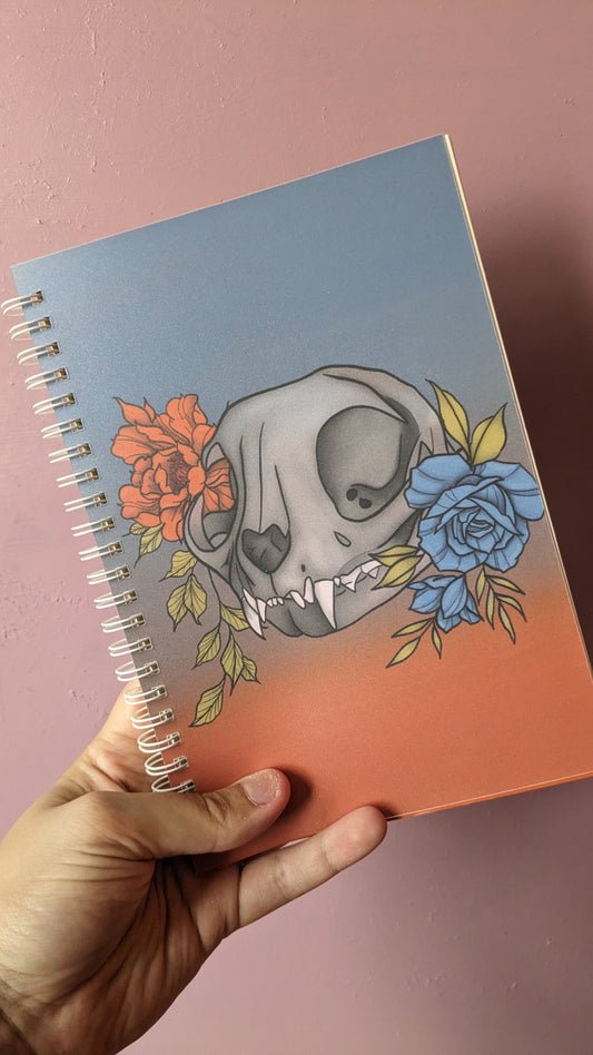 Cat Skull Notebook
