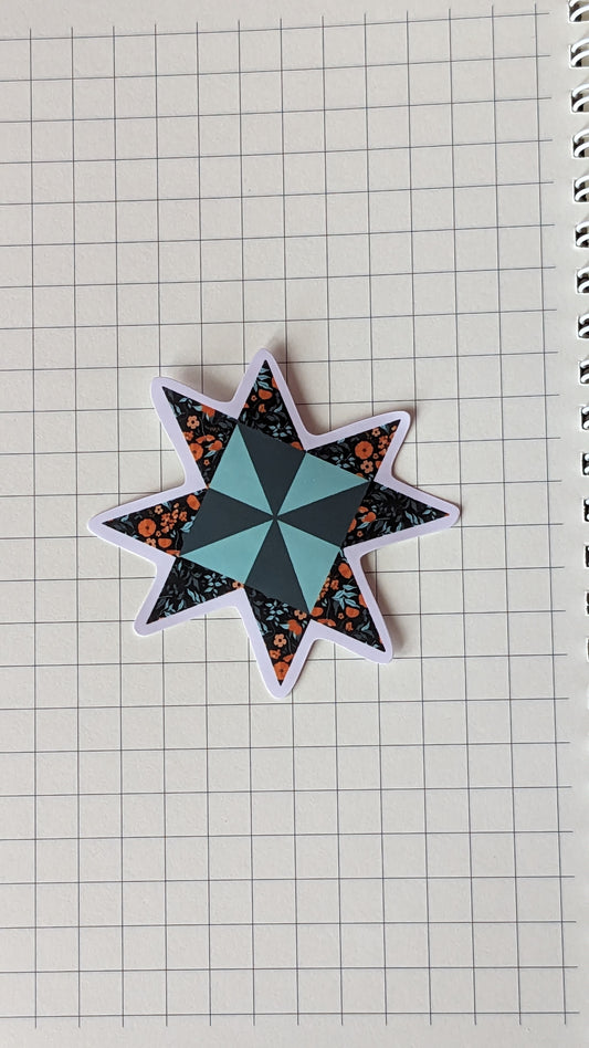 Star Quilt Sticker