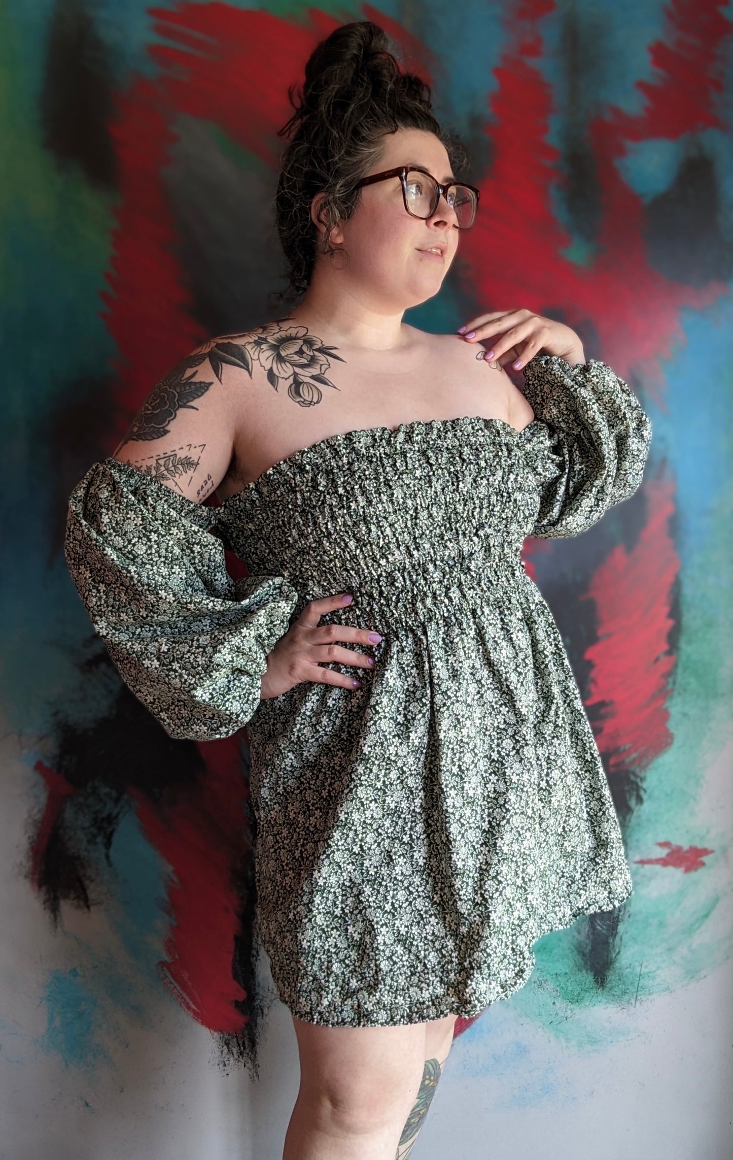 Shirred Dress