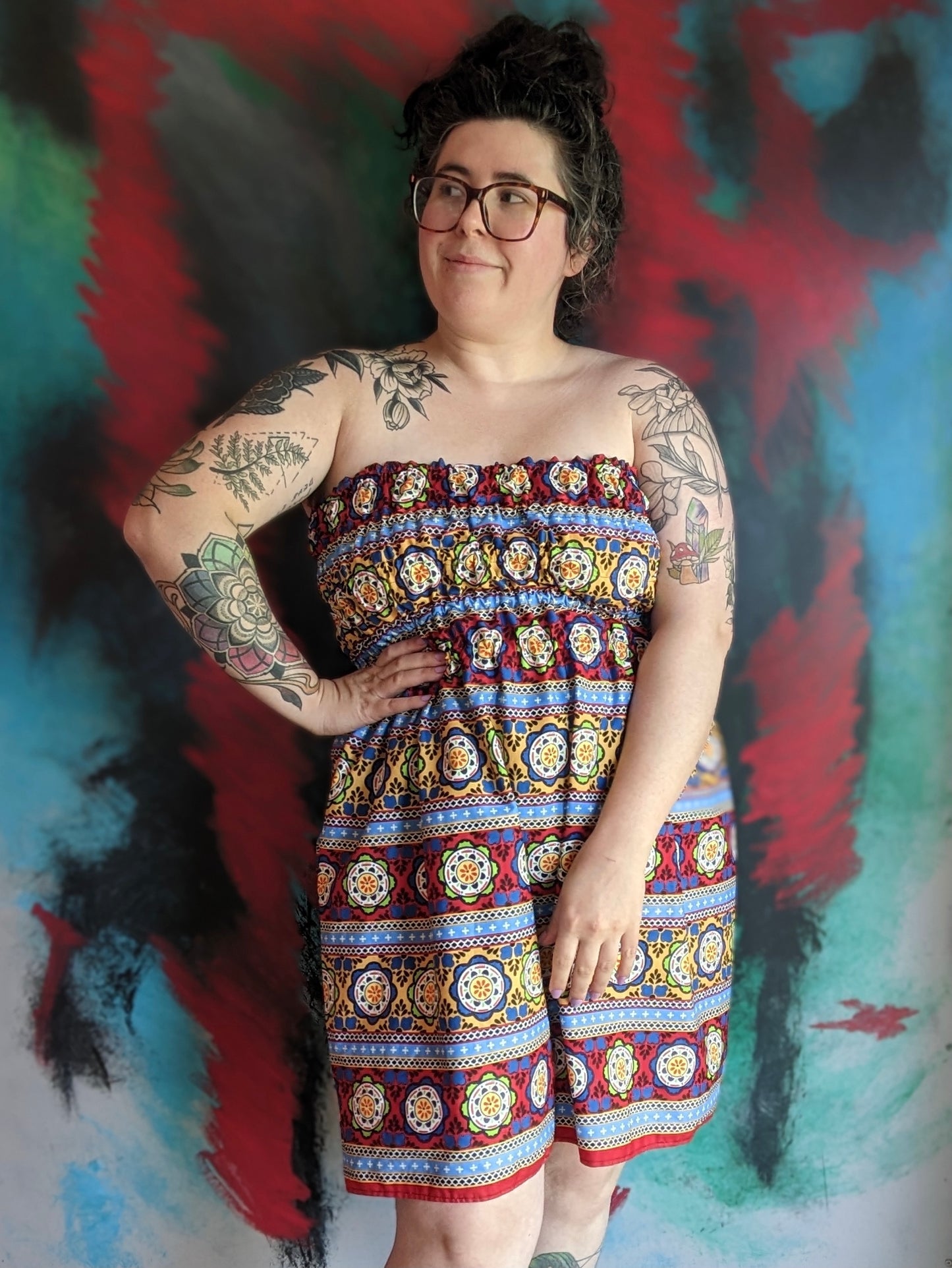 Shirred Dress