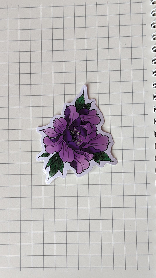 Traditional Flower V2. Sticker