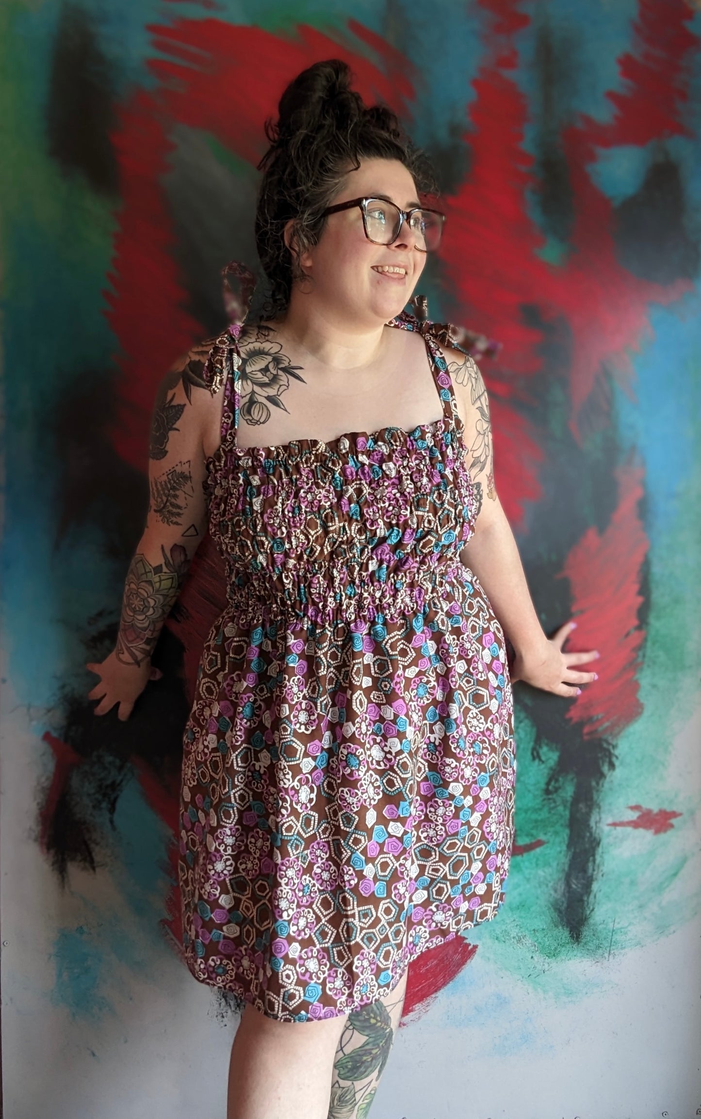 Shirred Dress