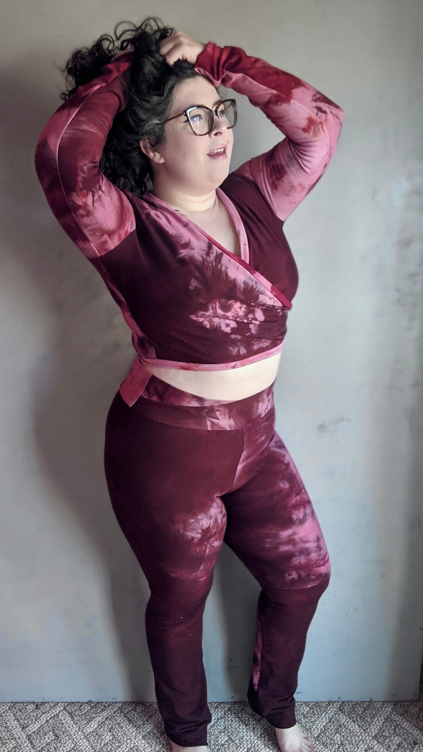 High Waisted Boot Cut Leggings (Size XL )
