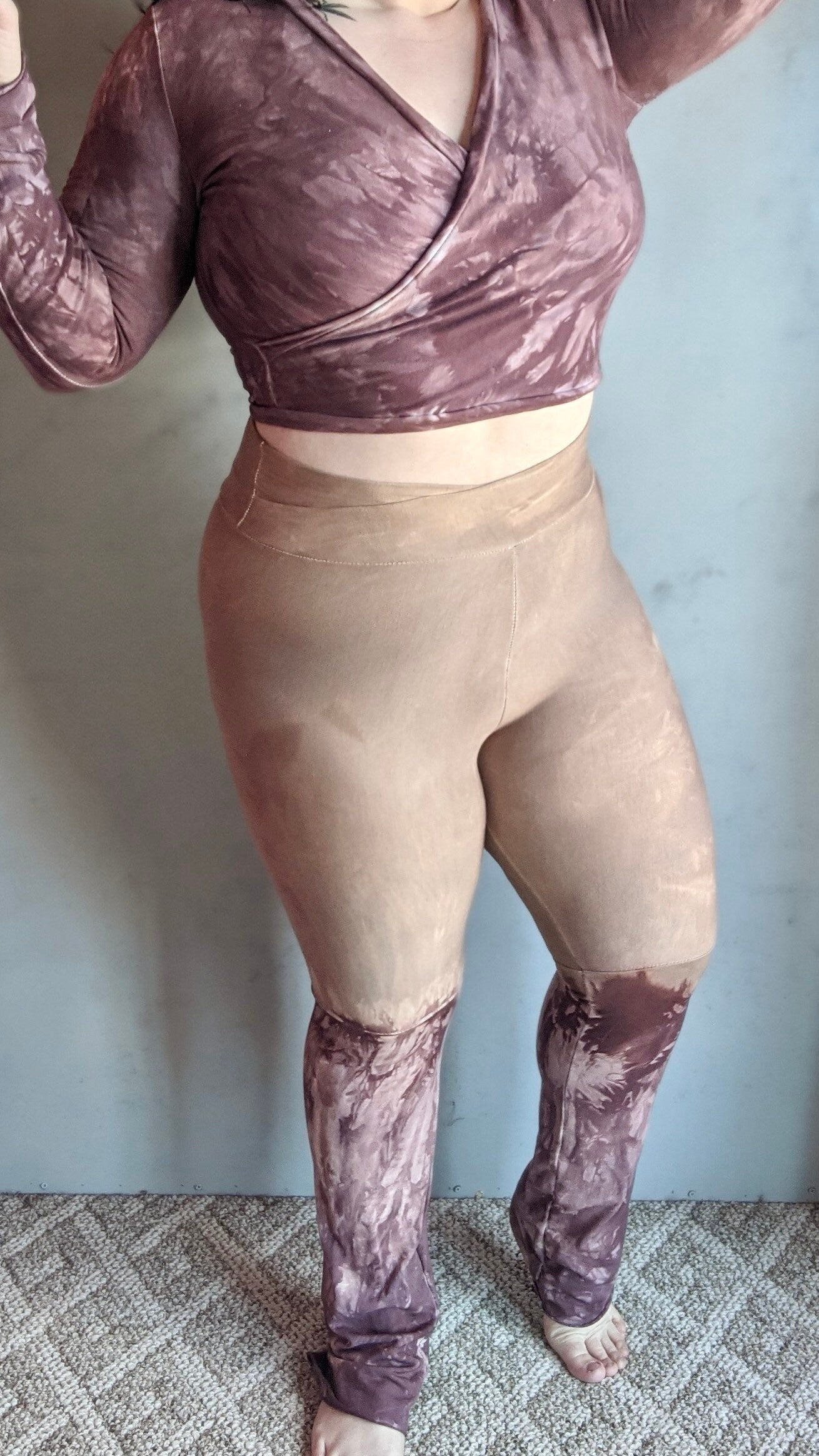 High Waisted Boot Cut Leggings