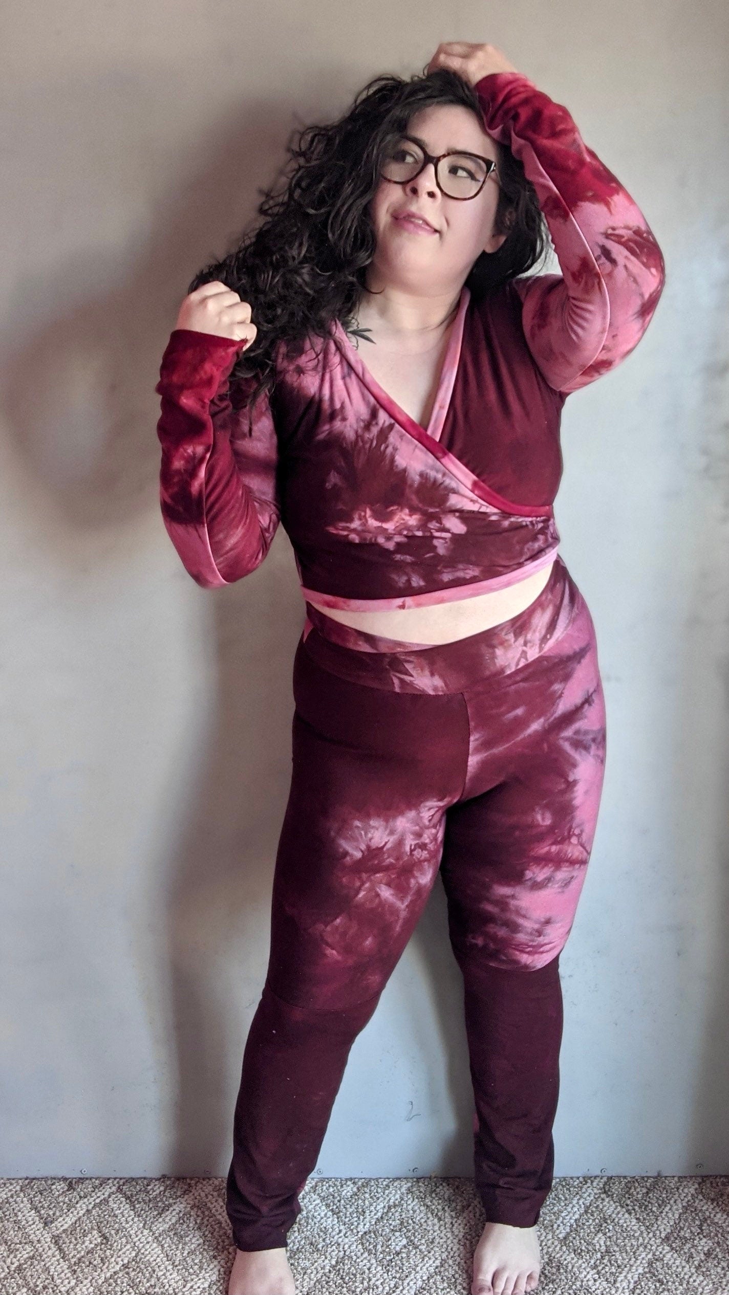 High Waisted Boot Cut Leggings (Size XL )