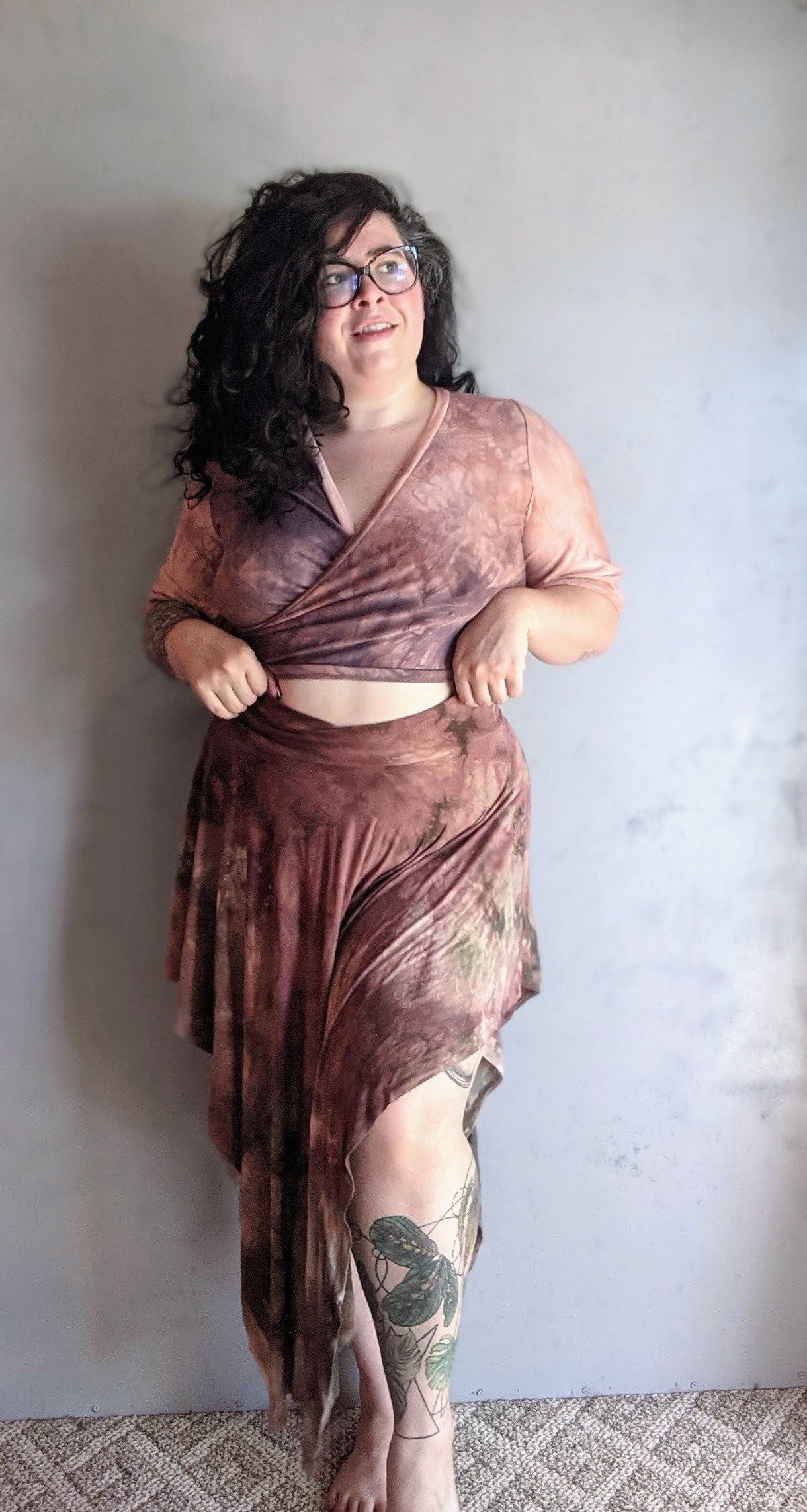 Faux Wrap Top (L)
