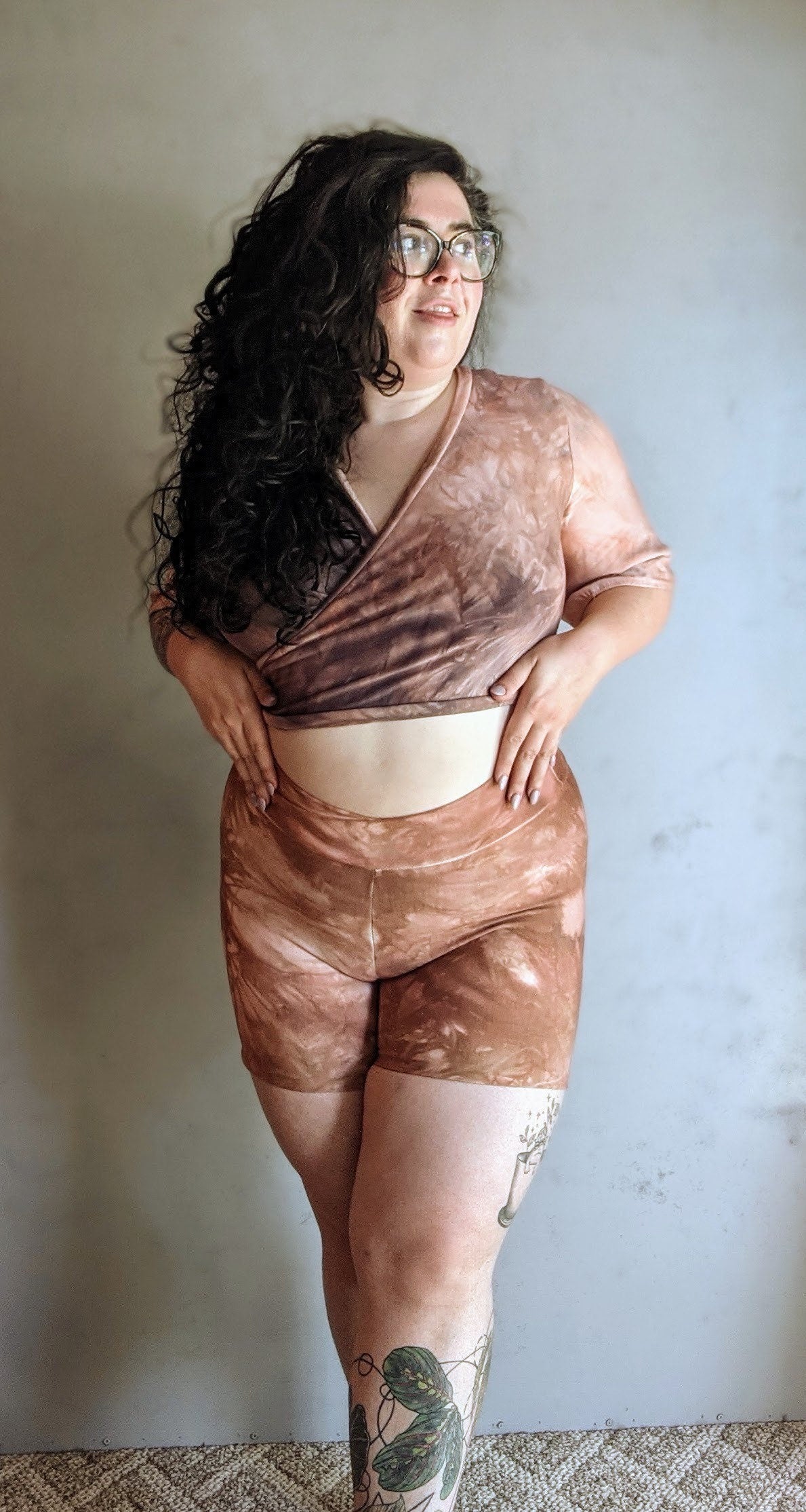 Faux Wrap Top (L)