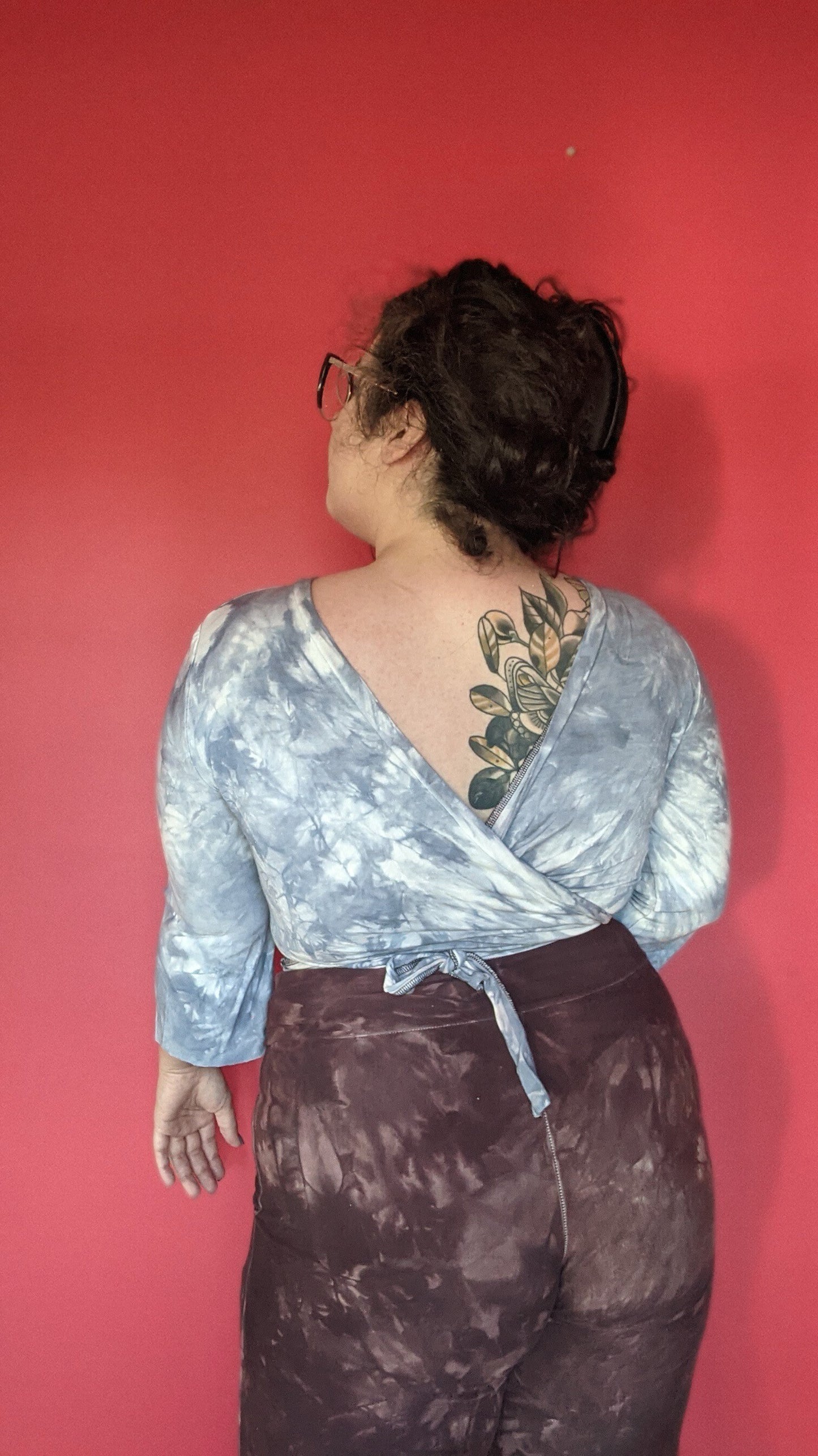 Bamboo French Terry Wrap Top