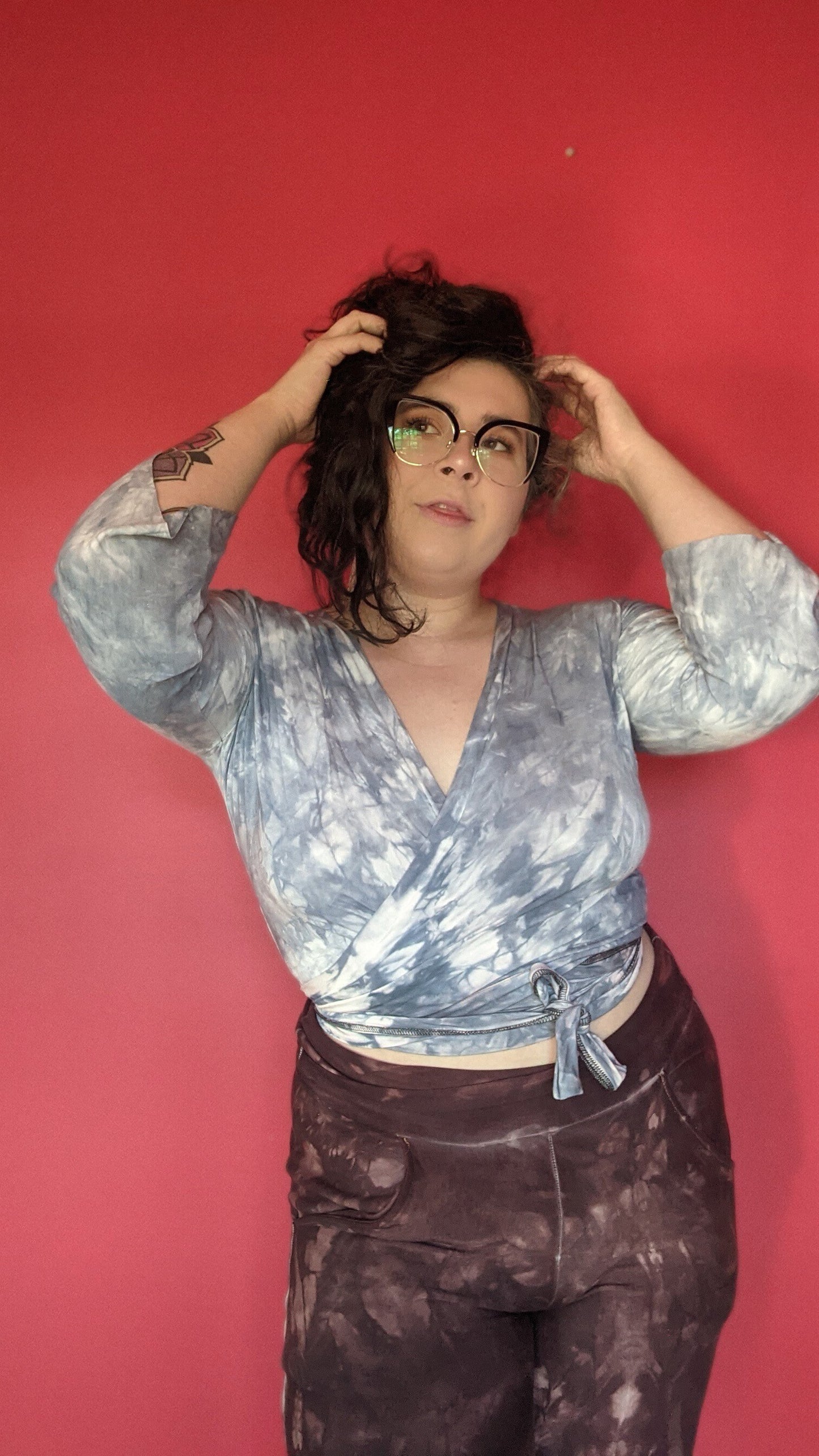 Bamboo French Terry Wrap Top