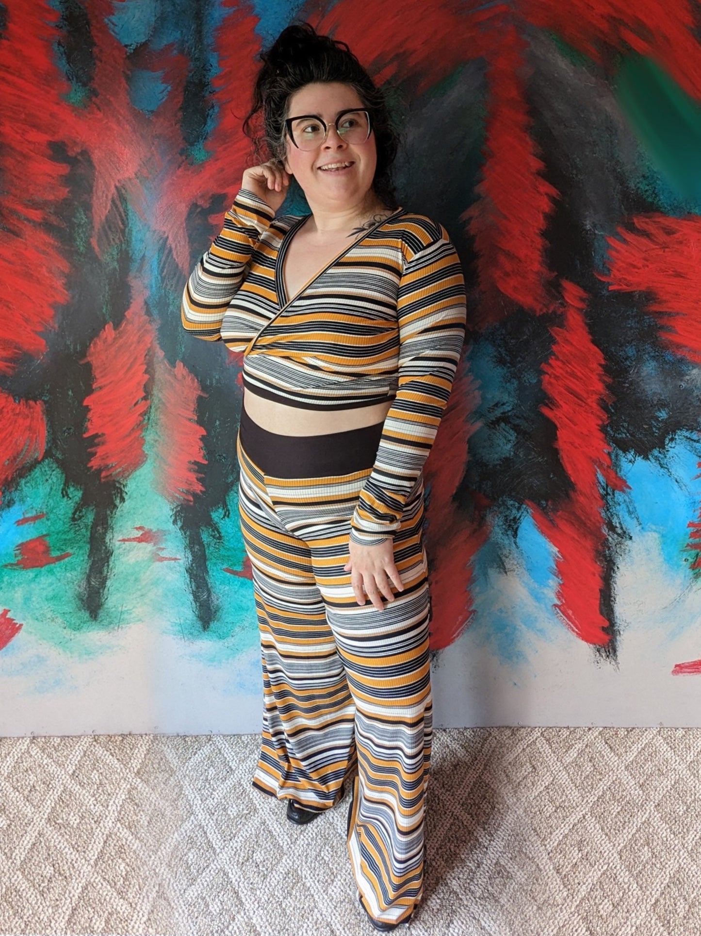 Faux Wrap Top