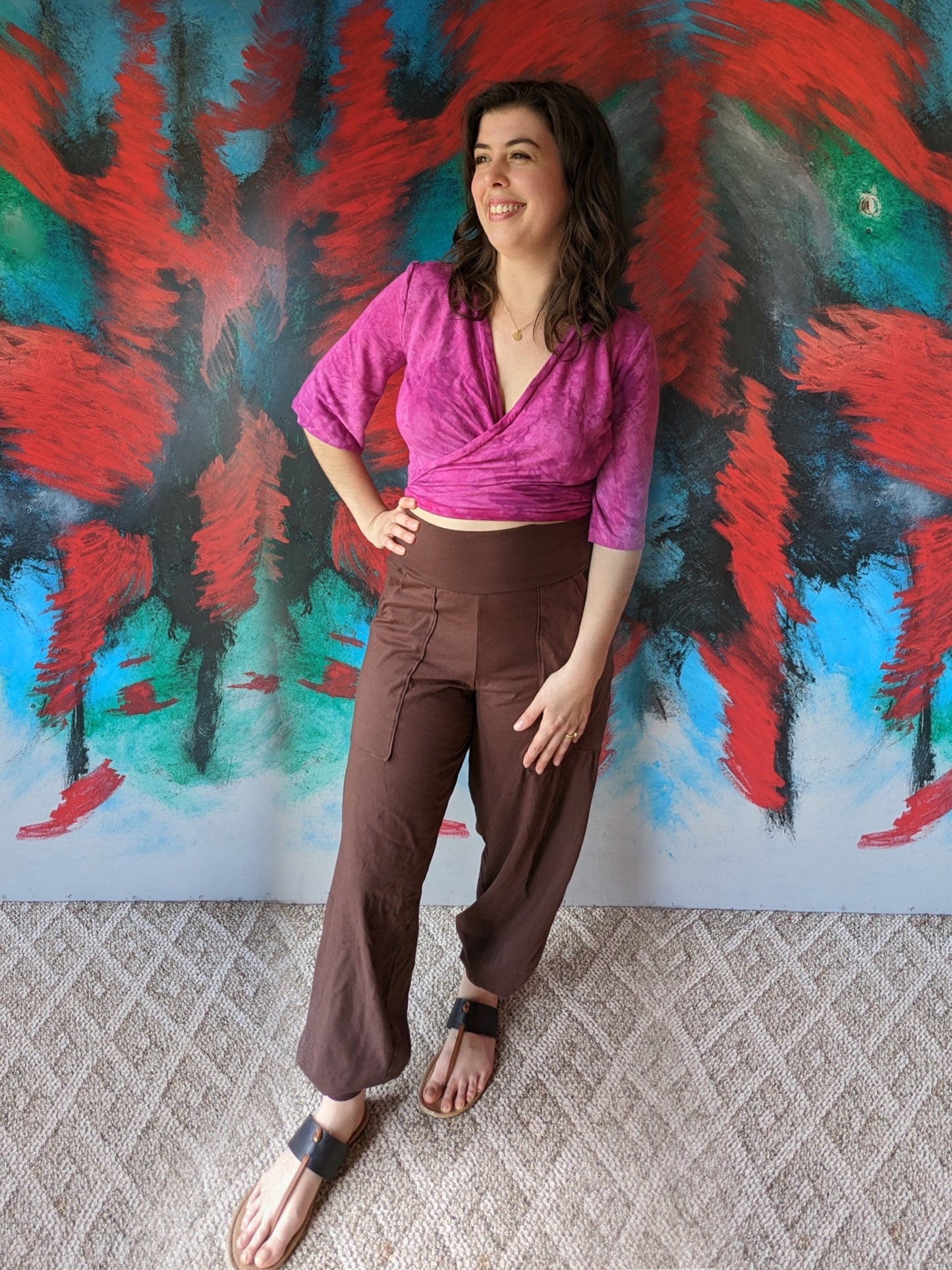 Faux Wrap Top