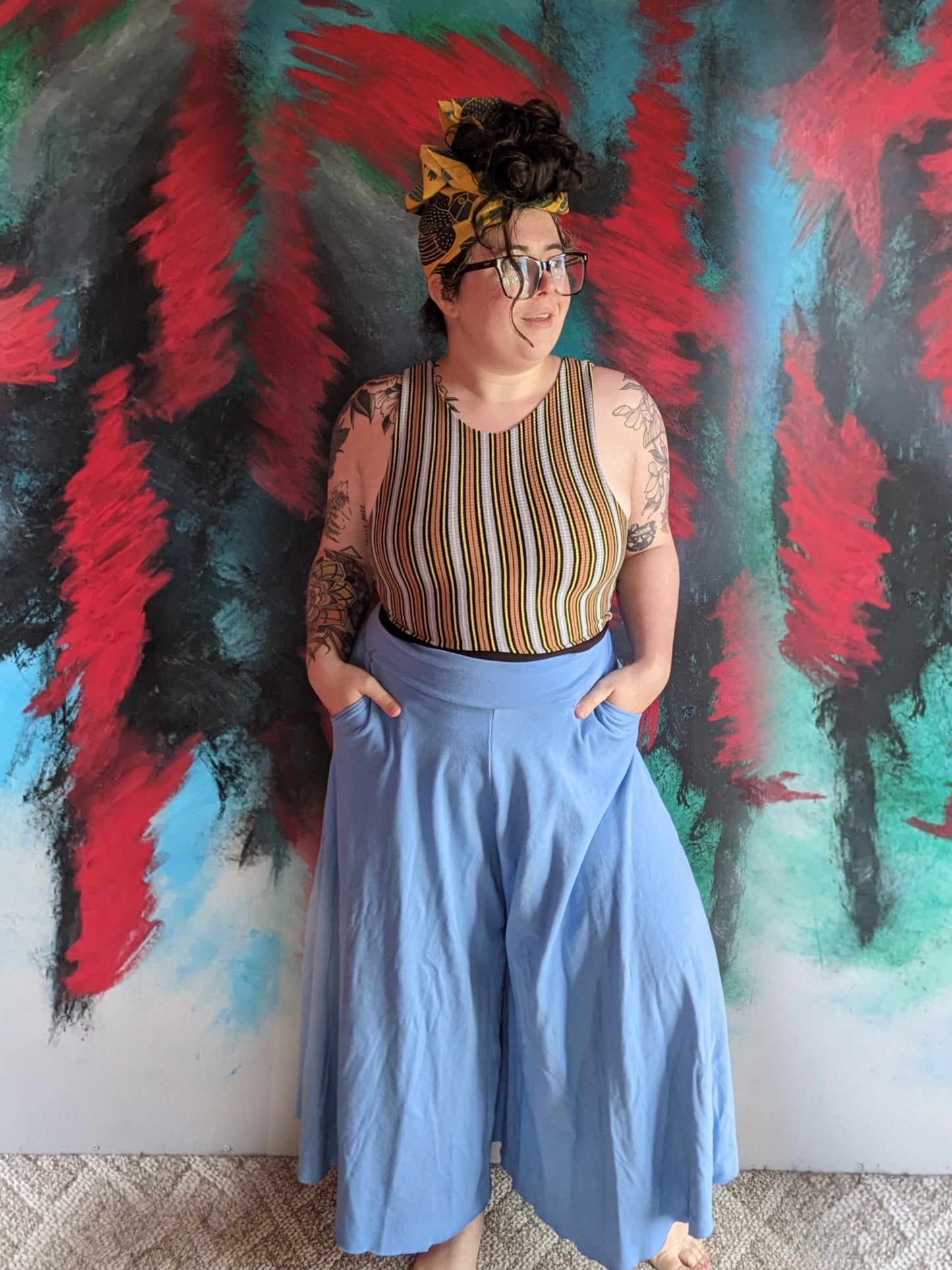 Extra Wide Cotton Pants.