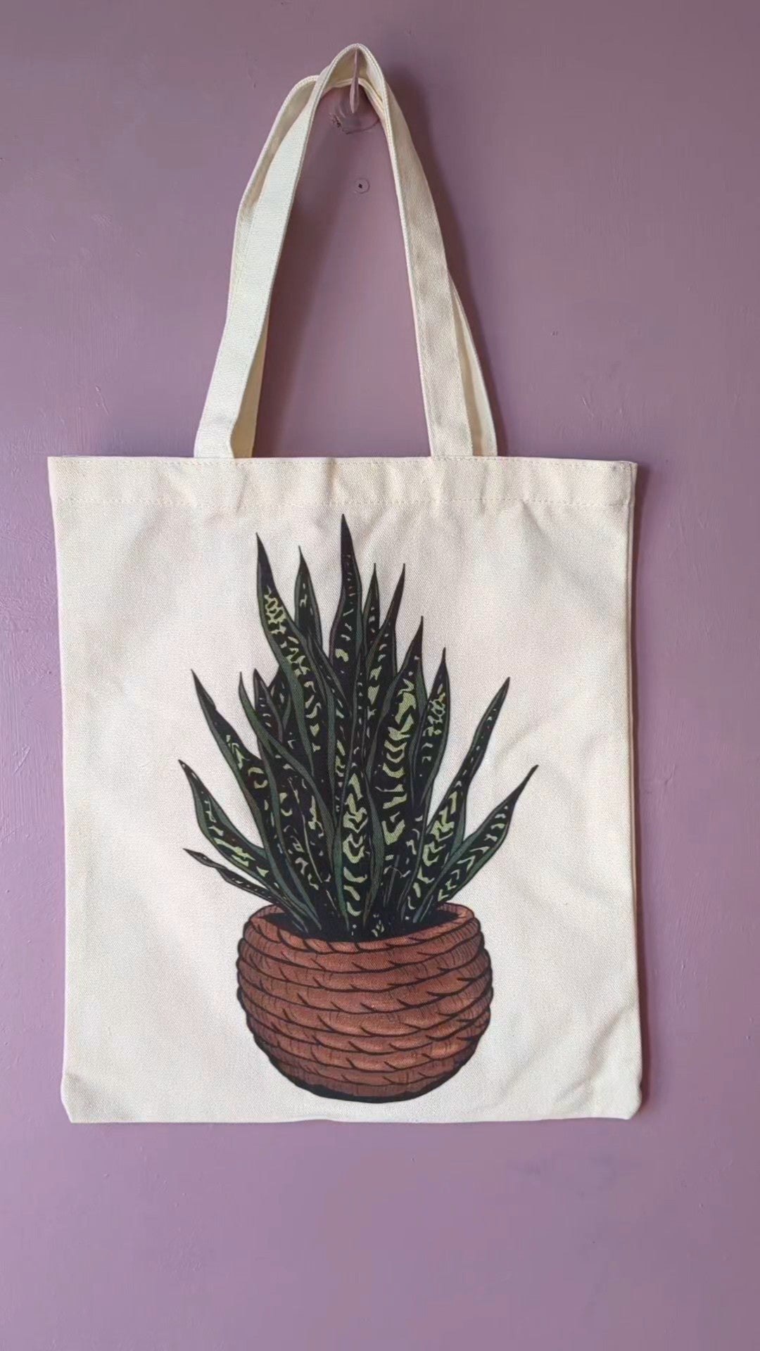 Snake Plant Tote