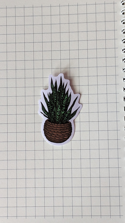 Snake Plant Sticker