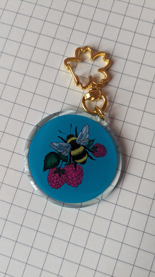 Bee Acrylic Keychain